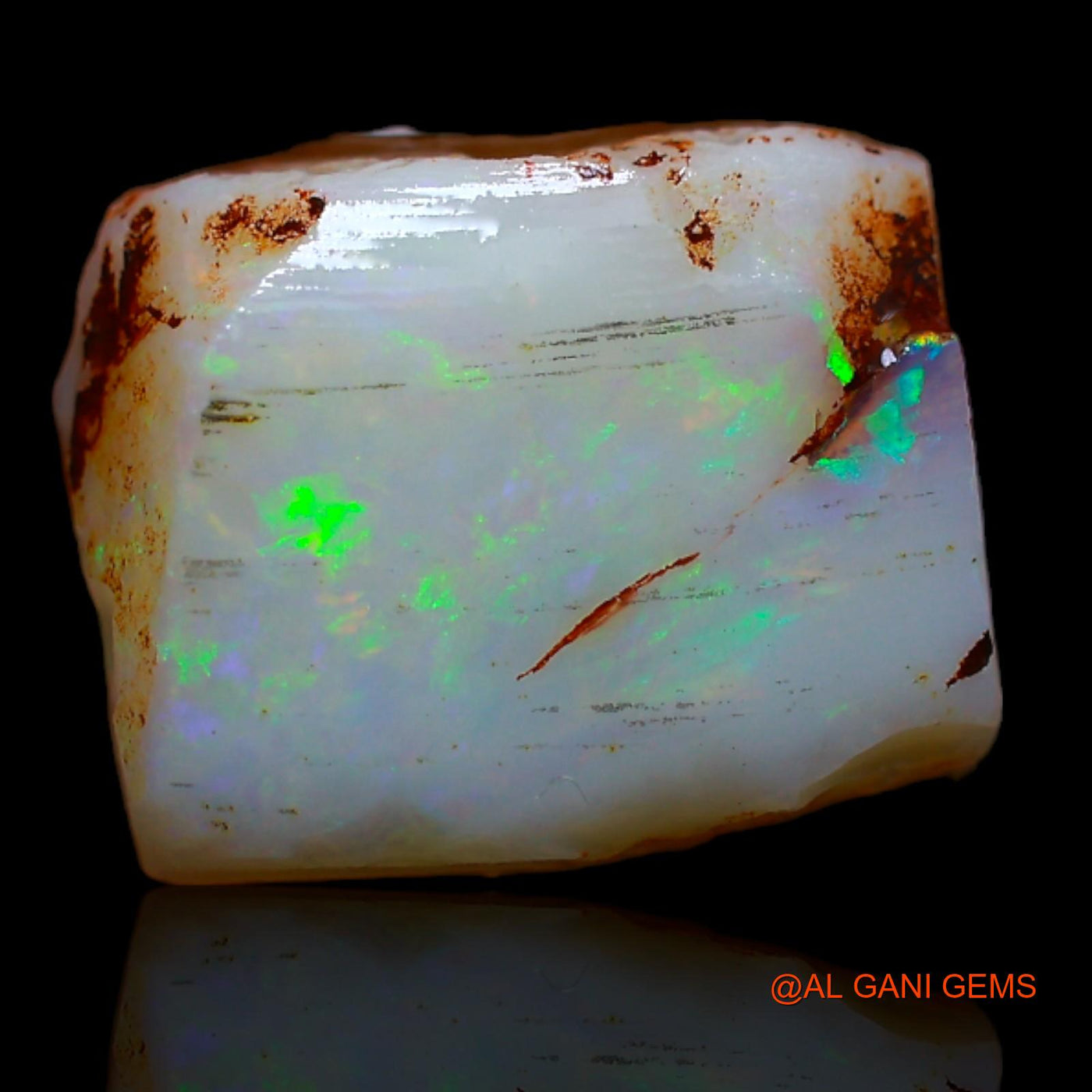 Natural Fire Opal Gemstone 4.65 Cts Loose Fancy Rough From Australia 12x10x4 mm RA-23