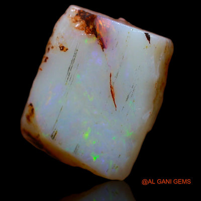 Natural Fire Opal Gemstone 4.65 Cts Loose Fancy Rough From Australia 12x10x4 mm RA-23