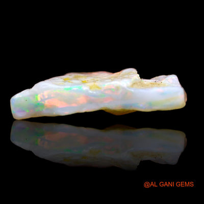 2.75 Cts Natural Australian Fire Opal Loose Gemstone Fancy Rough 14x11x3 mm RA-240