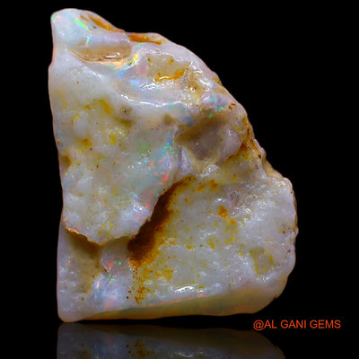 2.75 Cts Natural Australian Fire Opal Loose Gemstone Fancy Rough 14x11x3 mm RA-240