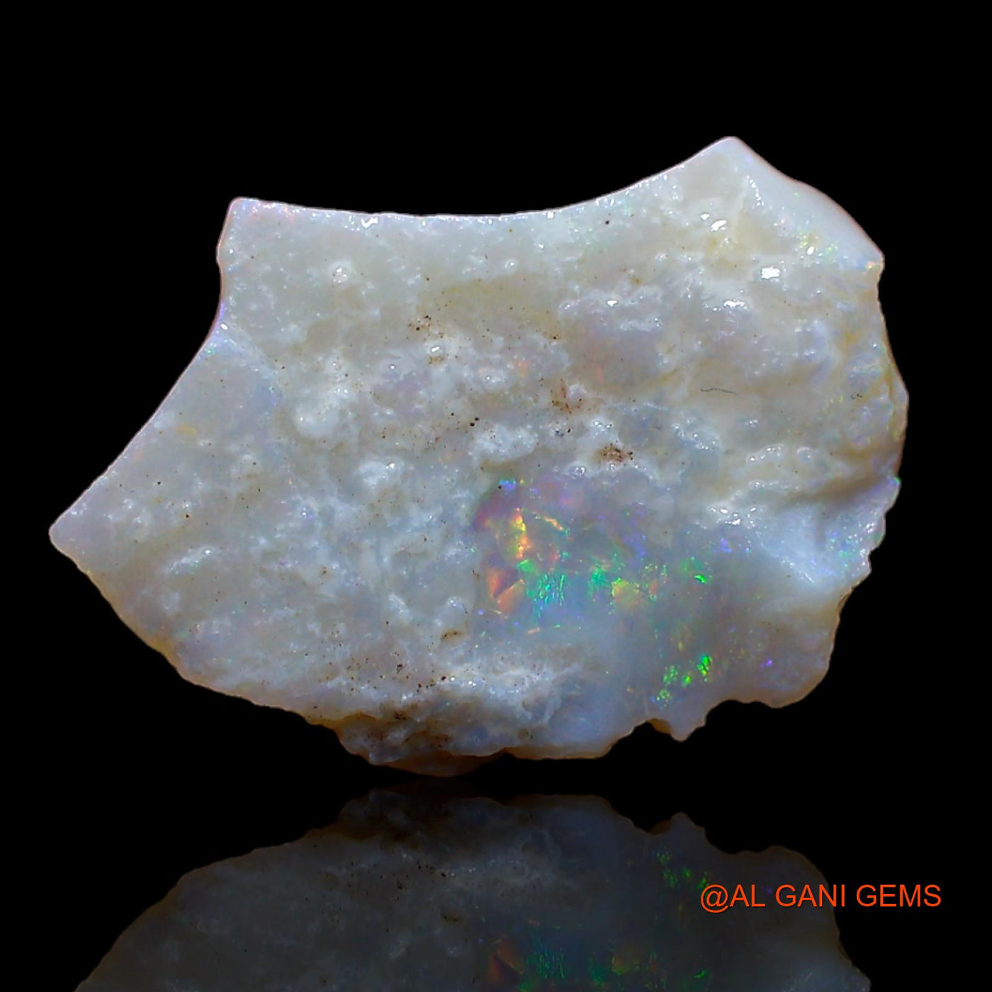 Natural Untreated Fire Opal Loose Gemstone Fancy Rough From Australia 4.05 Cts 17x12x5 mm RA-241