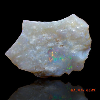 Natural Untreated Fire Opal Loose Gemstone Fancy Rough From Australia 4.05 Cts 17x12x5 mm RA-241