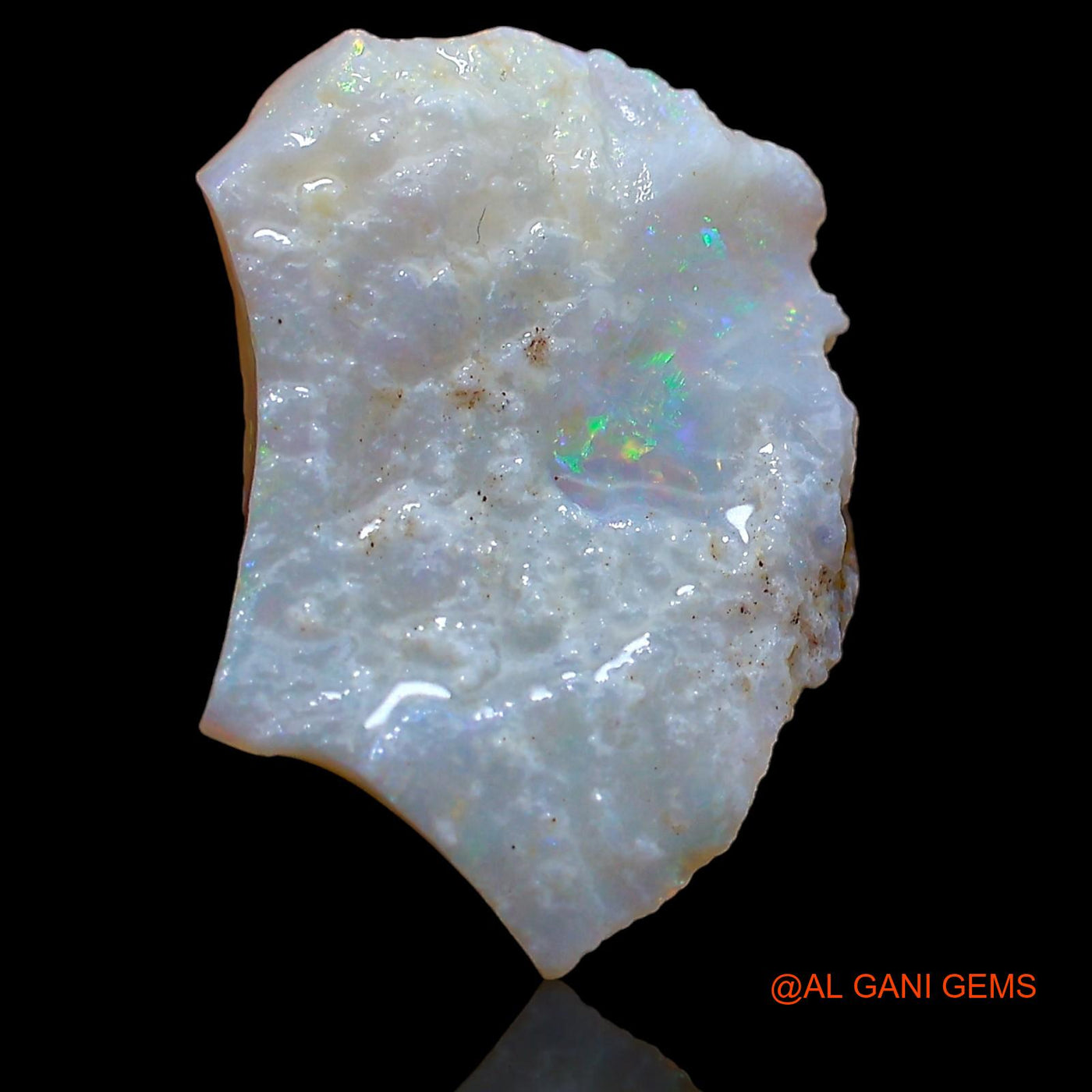 Natural Untreated Fire Opal Loose Gemstone Fancy Rough From Australia 4.05 Cts 17x12x5 mm RA-241
