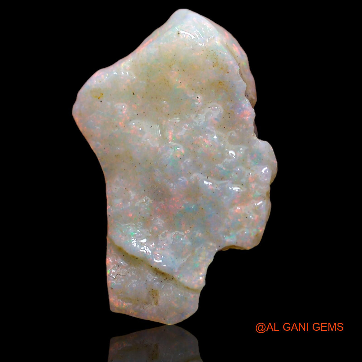 3.80 Cts Natural Australian Fire Opal Loose Gemstone Fancy Rough 19x12x3 mm RA-242