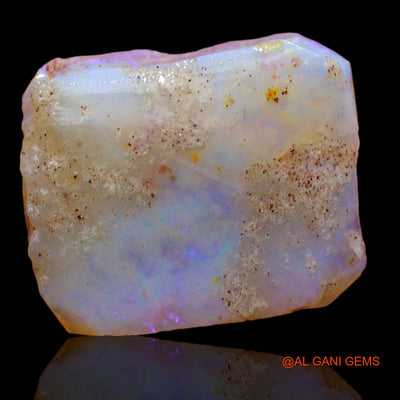 5.55 Cts Natural Australian Fire Opal Loose Gemstone Fancy Rough 16x13x3 mm RA-243