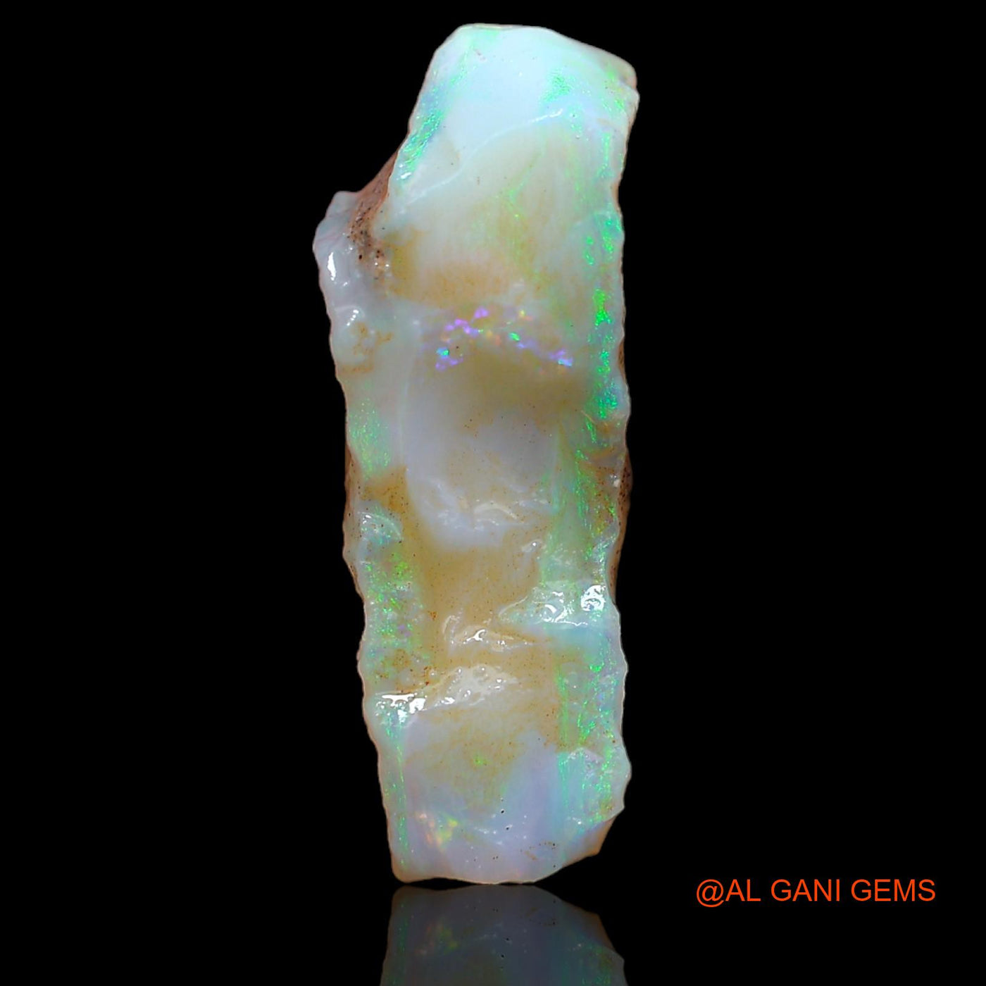 5.20 Cts Natural Australian Fire Opal Loose Gemstone Fancy Rough 20x7x6 mm RA-244