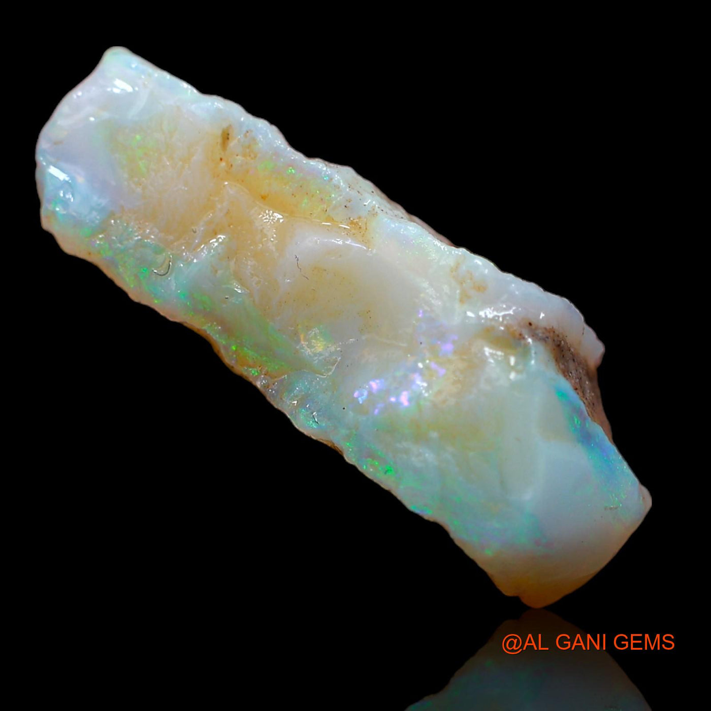 5.20 Cts Natural Australian Fire Opal Loose Gemstone Fancy Rough 20x7x6 mm RA-244
