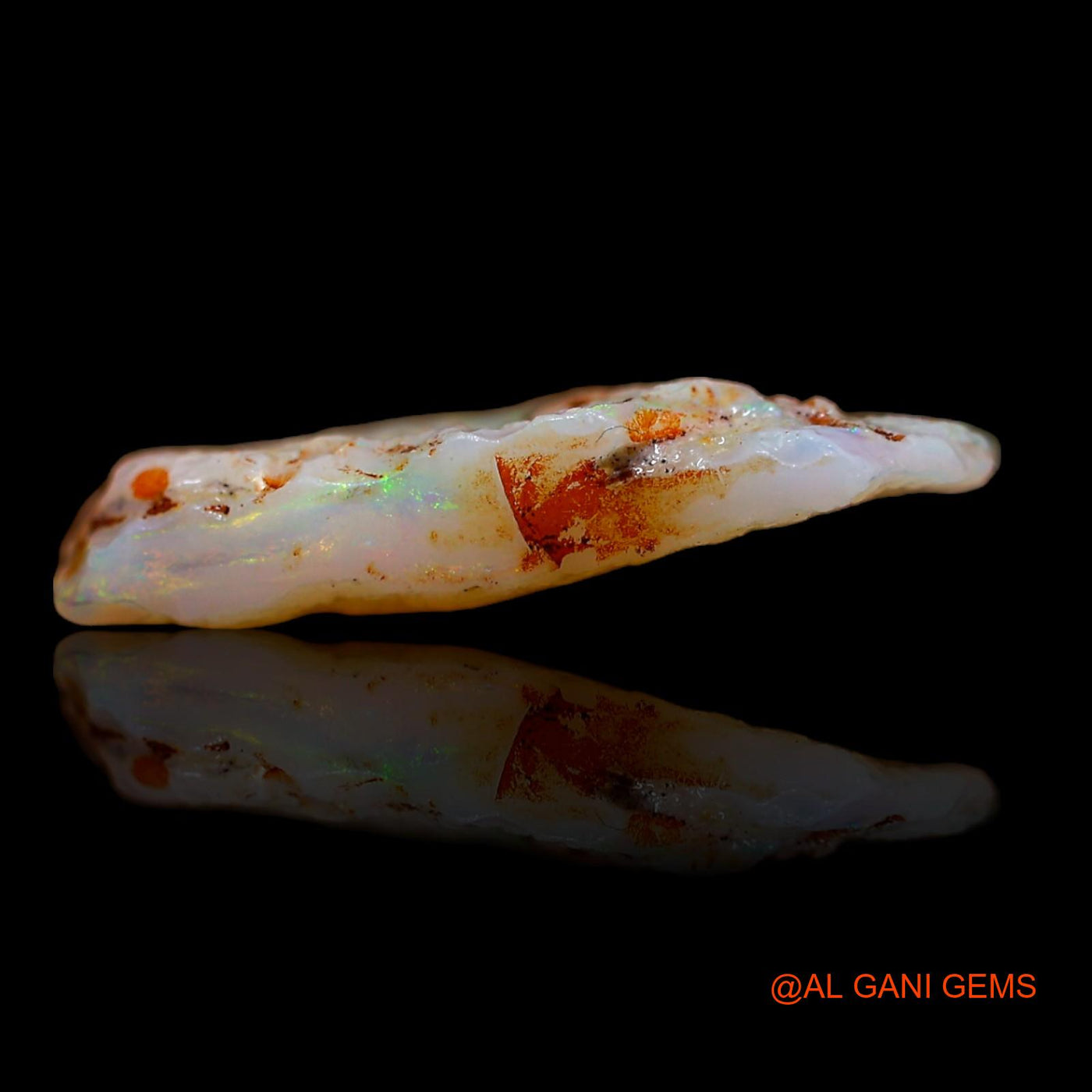 4.30 Cts Unheated Australian Fire Opal Loose Gemstone Fancy Rough Natural 18x10x3 mm RA-248