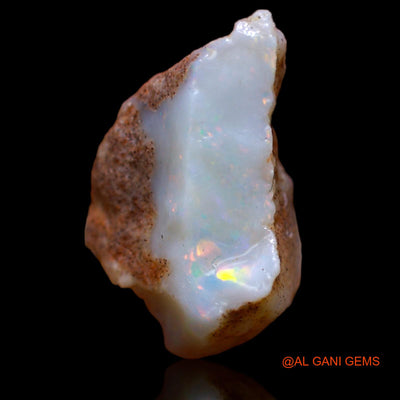 Natural Fire Opal Gemstone 4.75 Cts Loose Fancy Rough From Australia 17x11x7 mm RA-249