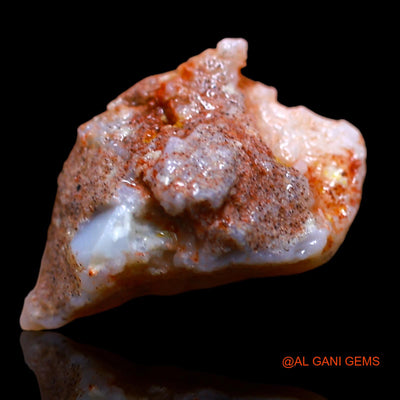 Natural Fire Opal Gemstone 4.75 Cts Loose Fancy Rough From Australia 17x11x7 mm RA-249