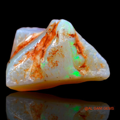 Natural Fire Opal Gemstone 4.85 Cts Loose Fancy Rough From Australia 15x9x6 mm RA-250