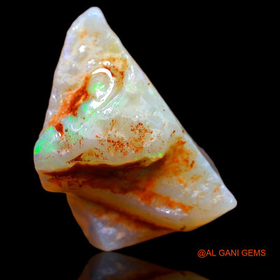 Natural Fire Opal Gemstone 4.85 Cts Loose Fancy Rough From Australia 15x9x6 mm RA-250
