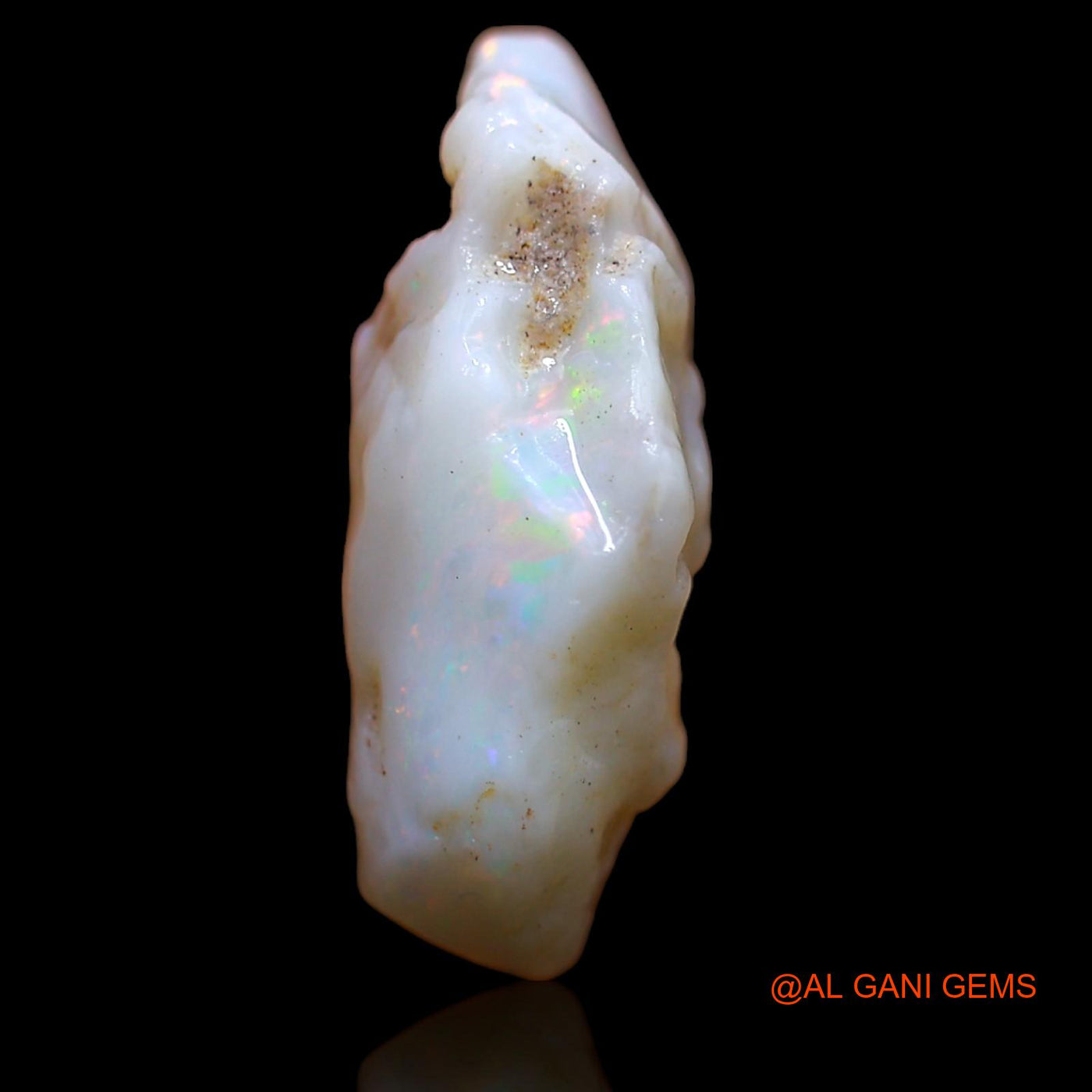 Natural Untreated Fire Opal Loose Gemstone Fancy Rough From Australia 6.90 Cts 18x12x7 mm RA-251