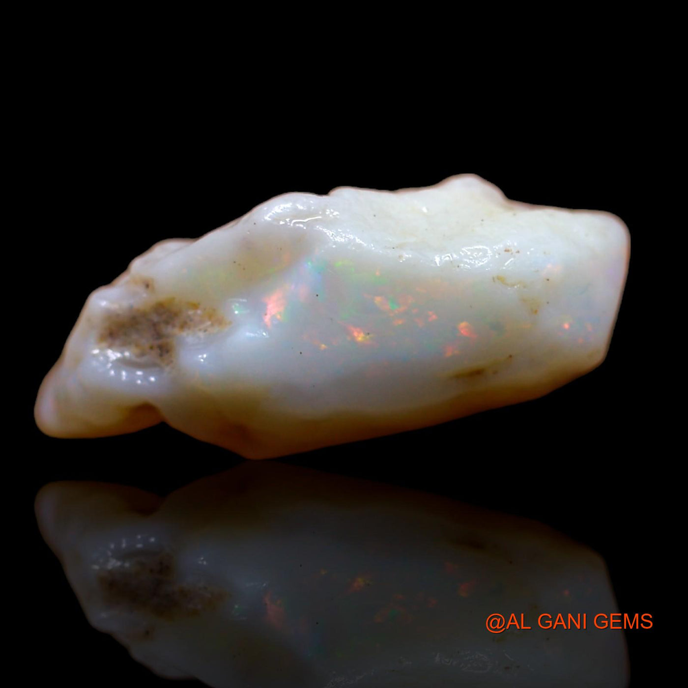 Natural Untreated Fire Opal Loose Gemstone Fancy Rough From Australia 6.90 Cts 18x12x7 mm RA-251