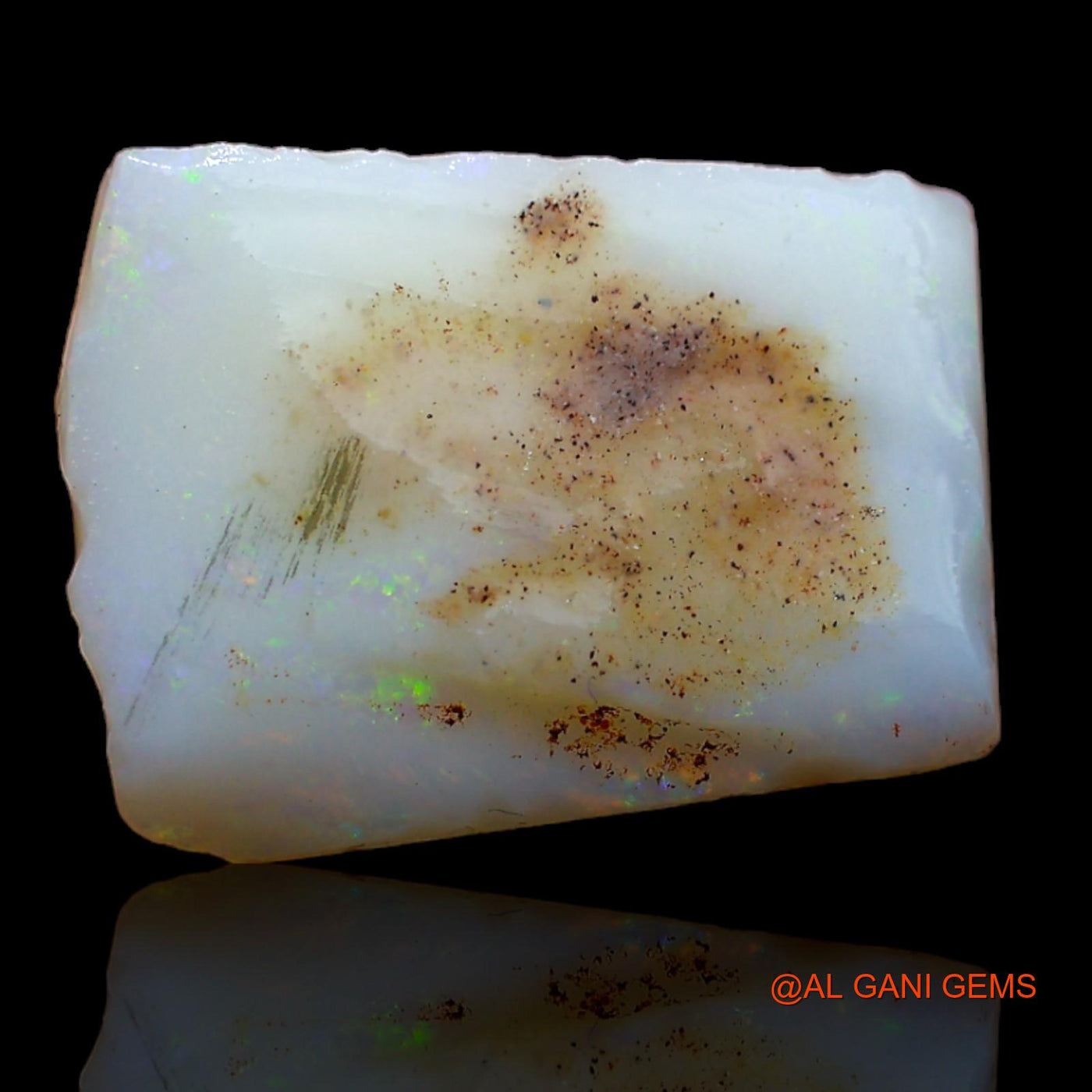 6.05 Cts Natural Australian Fire Opal Fancy Rough Loose Gemstone For Jewelry 15x11x5 mm RA-252