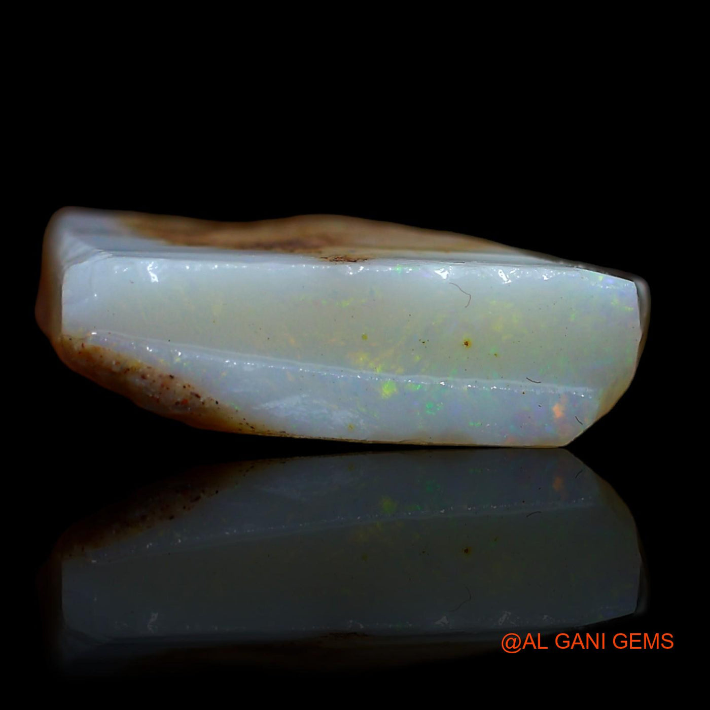 6.05 Cts Natural Australian Fire Opal Fancy Rough Loose Gemstone For Jewelry 15x11x5 mm RA-252