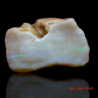 Natural Untreated Fire Opal Loose Gemstone Fancy Rough From Australia 6.75 Cts 15x10x9 mm RA-257