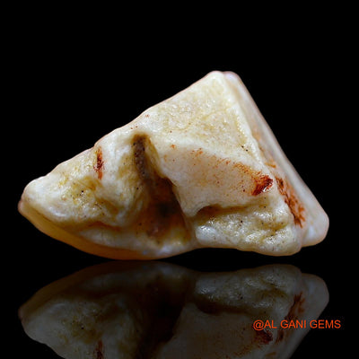 Natural Untreated Fire Opal Loose Gemstone Fancy Rough From Australia 6.75 Cts 15x10x9 mm RA-257