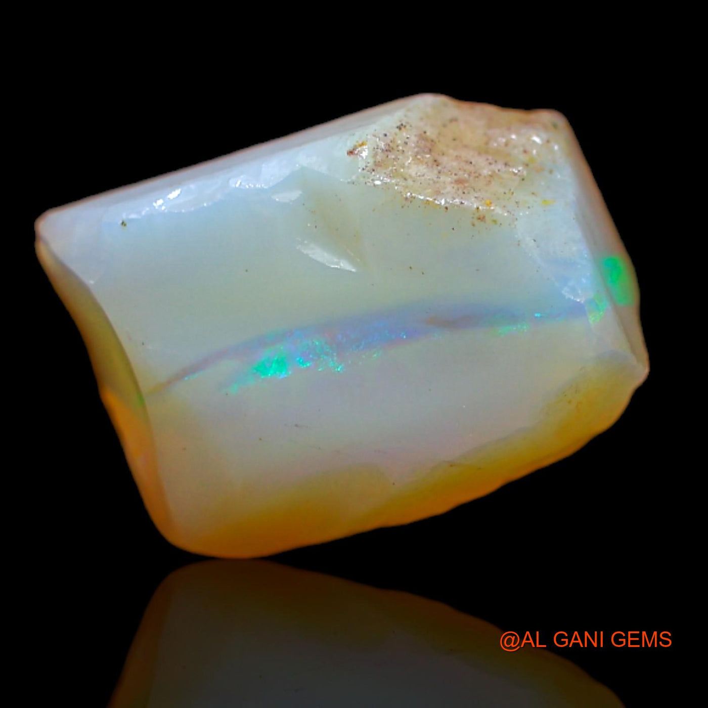 4.25 Cts Unheated Australian Fire Opal Loose Gemstone Fancy Rough Natural 12x9x5 mm RA-25