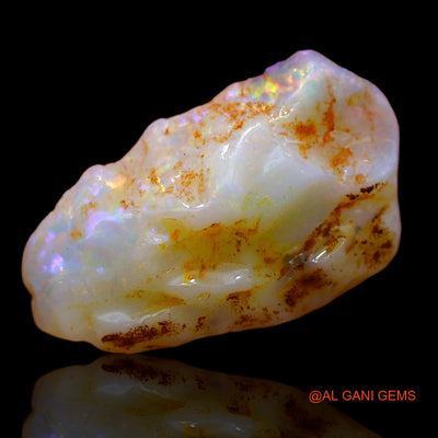 4.15 Cts Natural Australian Fire Opal Loose Gemstone Fancy Rough 18x10x4 mm RA-260
