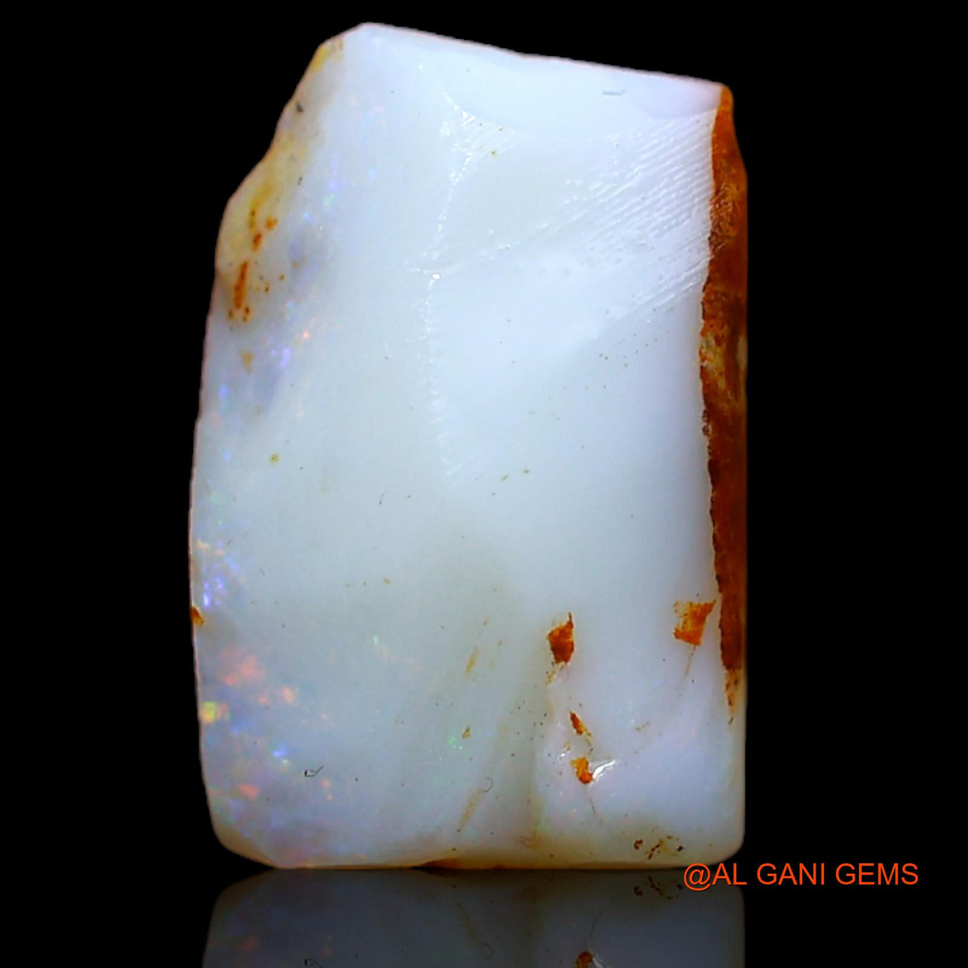5.00 Cts Unheated Australian Fire Opal Loose Gemstone Fancy Rough Natural 14x9x5 mm RA-261