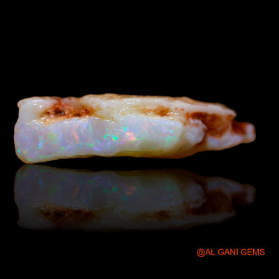 Natural Untreated Fire Opal Loose Gemstone Fancy Rough From Australia 6.65 Cts 20x15x5 mm RA-266