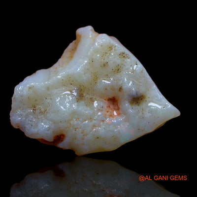 Natural Untreated Fire Opal Loose Gemstone Fancy Rough From Australia 6.65 Cts 20x15x5 mm RA-266