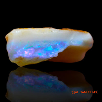 Natural Untreated Fire Opal Loose Gemstone Fancy Rough From Australia 3.65 Cts 15x12x4 mm RA-272