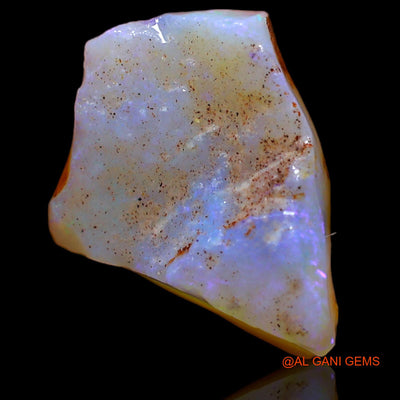 Natural Untreated Fire Opal Loose Gemstone Fancy Rough From Australia 3.65 Cts 15x12x4 mm RA-272
