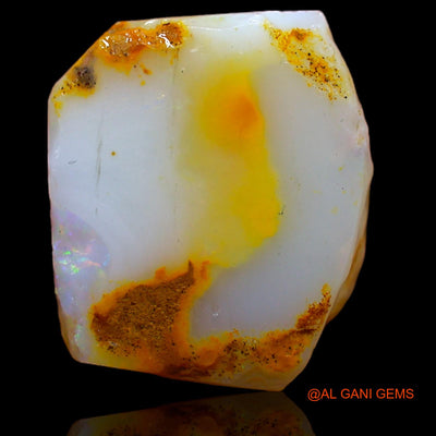 4.75 Cts Unheated Australian Fire Opal Loose Gemstone Fancy Rough Natural 14x12x3 mm RA-273