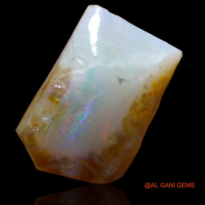 Natural Untreated Fire Opal Loose Gemstone Fancy Rough From Australia 4.35 Cts 14x10x3 mm RA-275