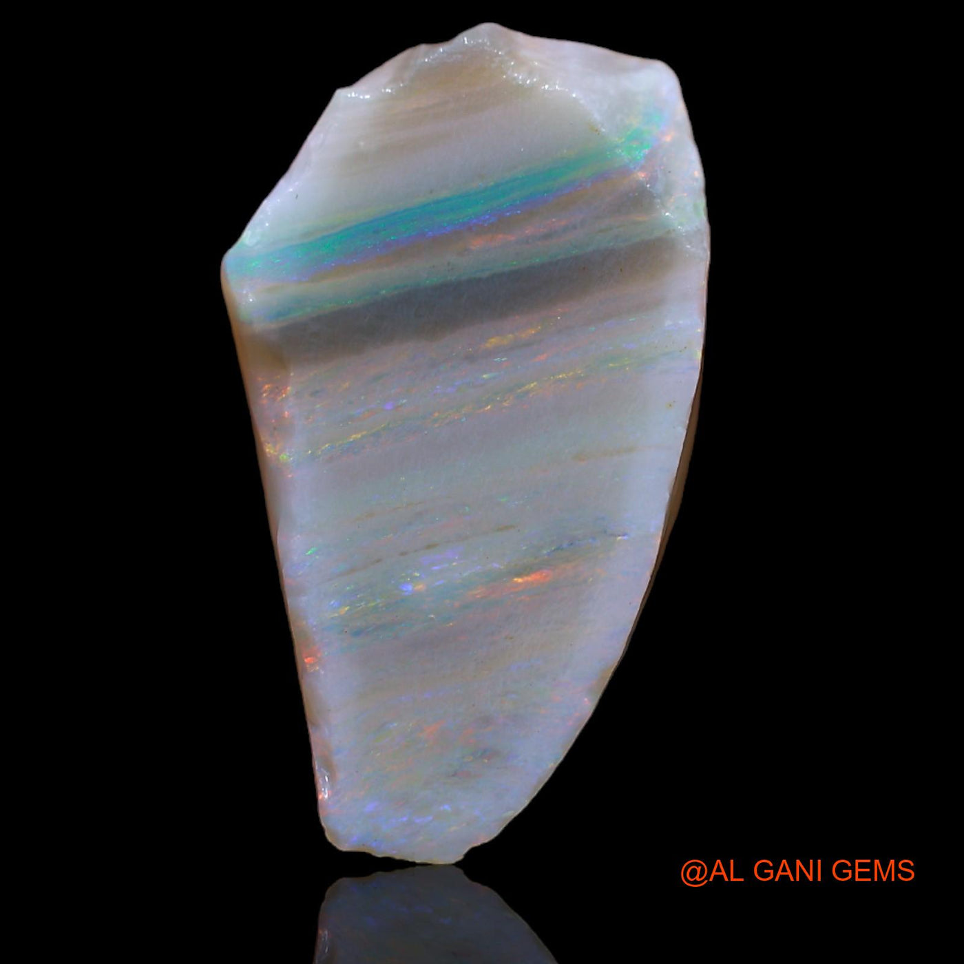 8.95 Cts Natural Australian Fire Opal Fancy Rough Loose Gemstone For Jewelry 22x13x5 mm RA-27