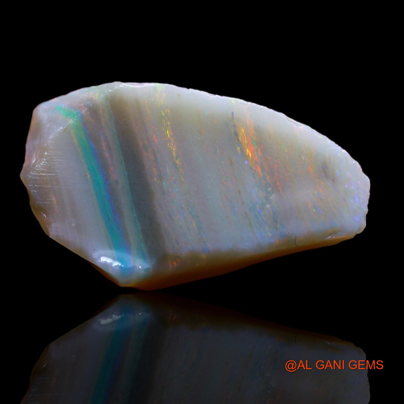 8.95 Cts Natural Australian Fire Opal Fancy Rough Loose Gemstone For Jewelry 22x13x5 mm RA-27