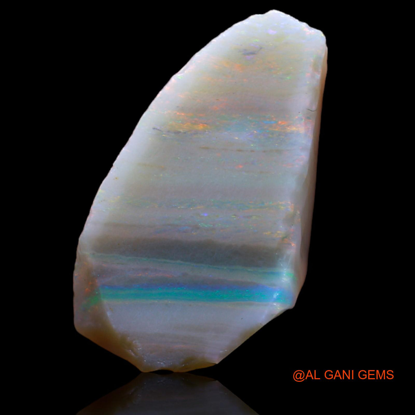 8.95 Cts Natural Australian Fire Opal Fancy Rough Loose Gemstone For Jewelry 22x13x5 mm RA-27