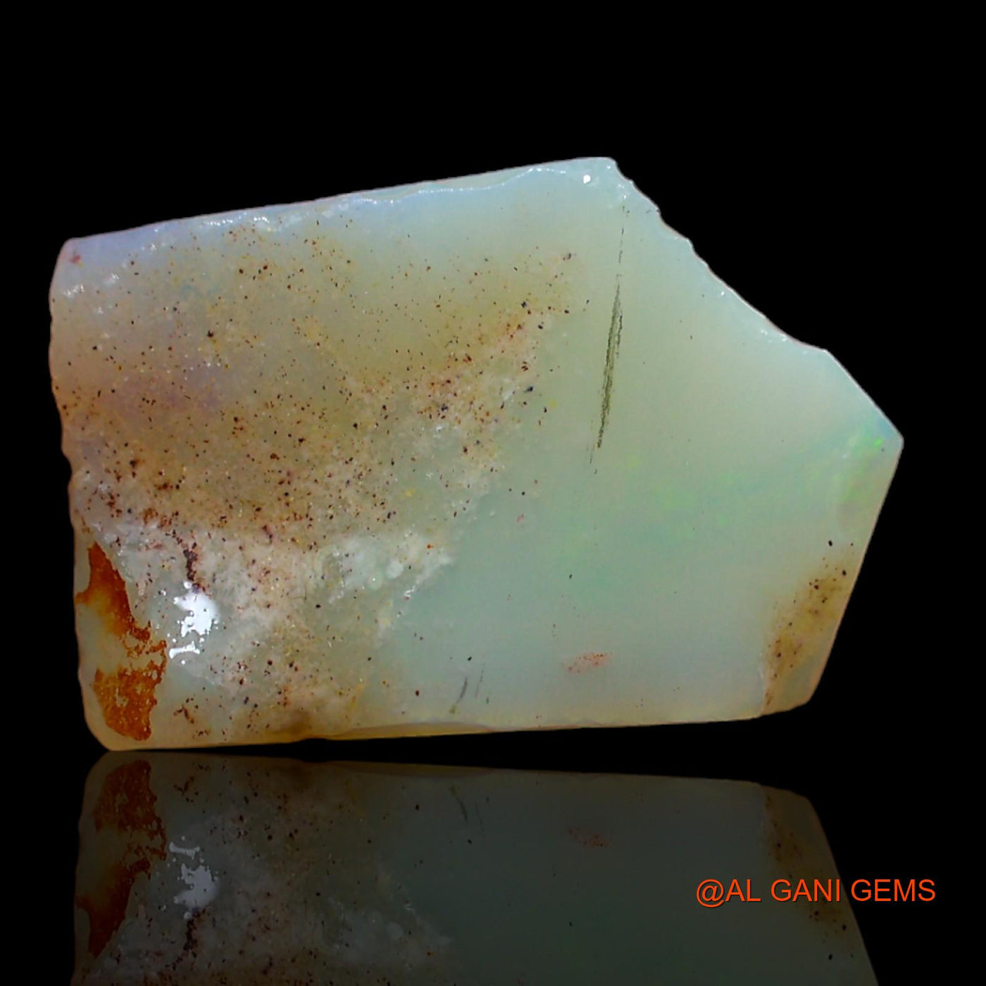 Natural Fire Opal Gemstone 4.10 Cts Loose Fancy Rough From Australia 15x10x4 mm RA-282