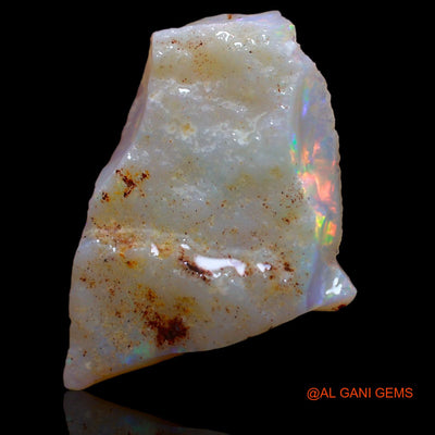 4.05 Cts Natural Australian Fire Opal Loose Gemstone Fancy Rough 21x14x2 mm RA-284