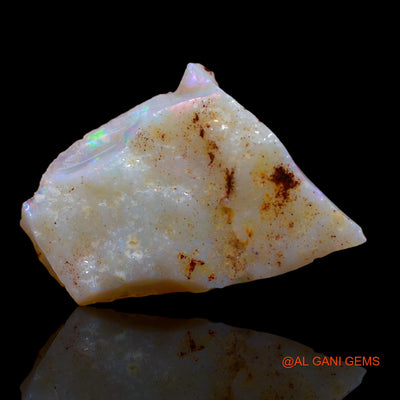 4.05 Cts Natural Australian Fire Opal Loose Gemstone Fancy Rough 21x14x2 mm RA-284