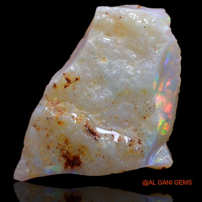 4.05 Cts Natural Australian Fire Opal Loose Gemstone Fancy Rough 21x14x2 mm RA-284
