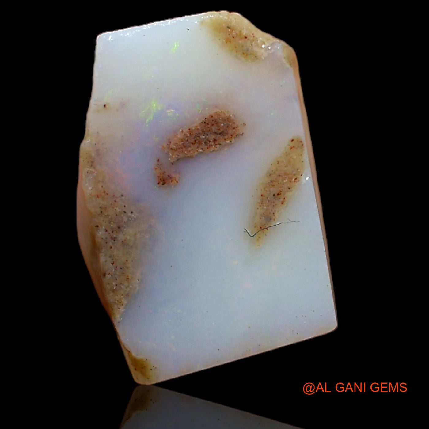 3.85 Cts Unheated Australian Fire Opal Loose Gemstone Fancy Rough Natural 12x8x5 mm RA-286