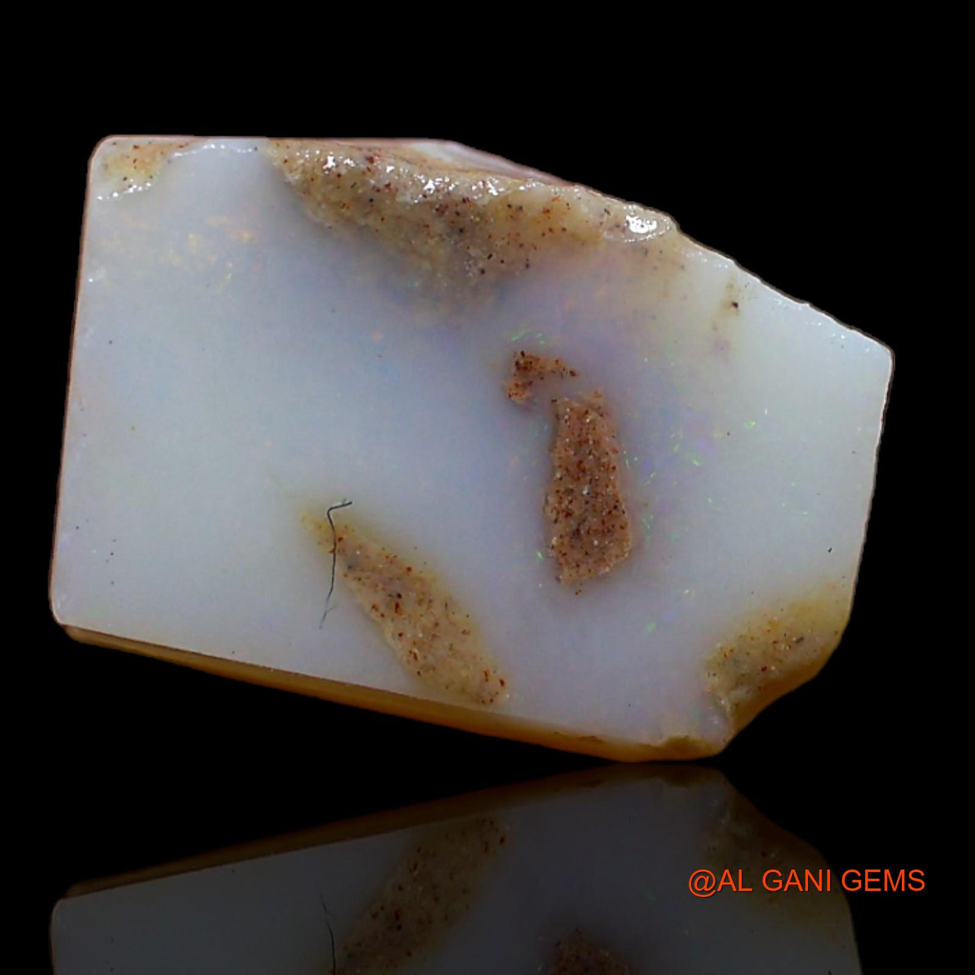 3.85 Cts Unheated Australian Fire Opal Loose Gemstone Fancy Rough Natural 12x8x5 mm RA-286