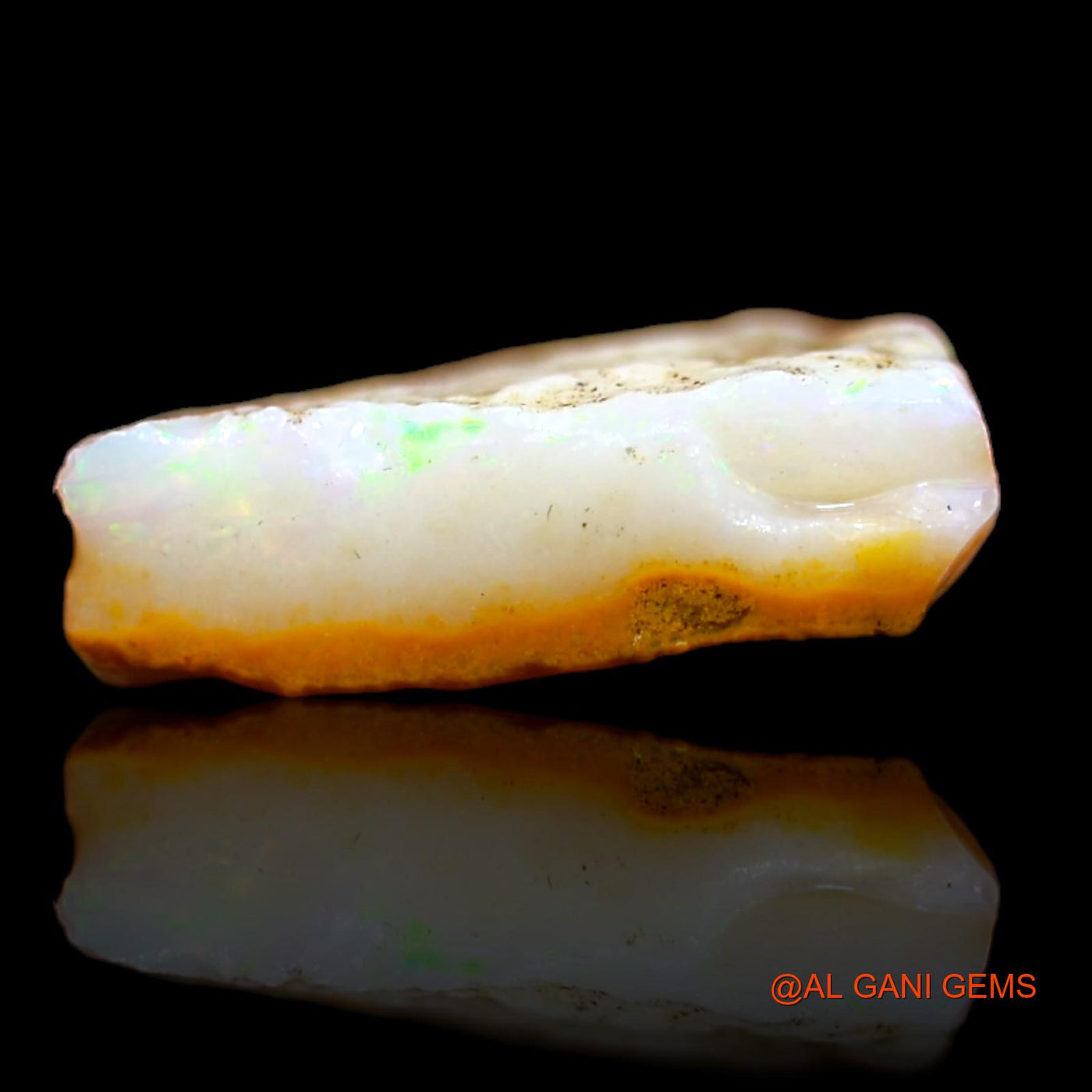 Natural Untreated Fire Opal Loose Gemstone Fancy Rough From Australia 5.15 Cts 13x11x4 mm RA-289