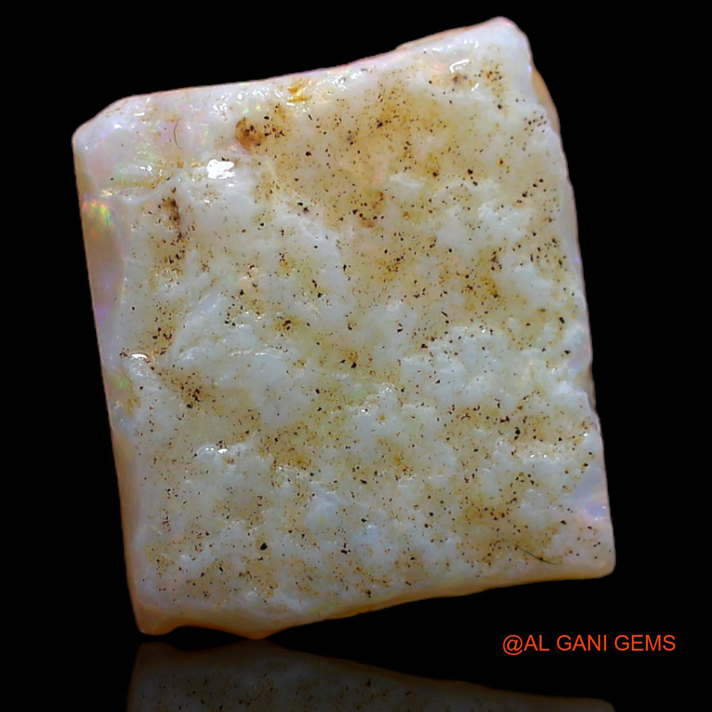 Natural Untreated Fire Opal Loose Gemstone Fancy Rough From Australia 5.15 Cts 13x11x4 mm RA-289