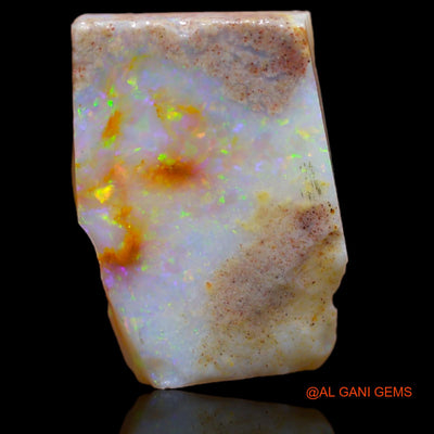Natural Untreated Fire Opal Loose Gemstone Fancy Rough From Australia 7.55 Cts 16x11x5 mm RA-28