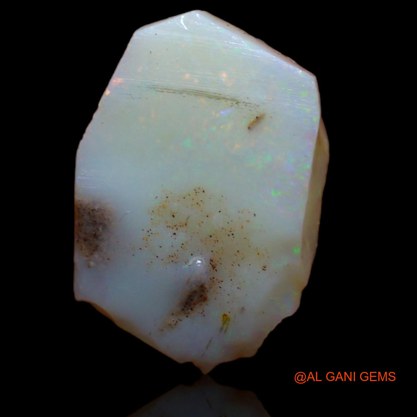 6.85 Cts Unheated Australian Fire Opal Loose Gemstone Fancy Rough Natural 16x12x5 mm RA-29
