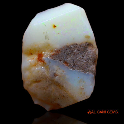 6.85 Cts Unheated Australian Fire Opal Loose Gemstone Fancy Rough Natural 16x12x5 mm RA-29