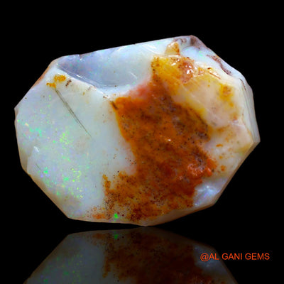 12.85 Cts Natural Australian Fire Opal Loose Gemstone Fancy Rough 21x16x5 mm RA-302