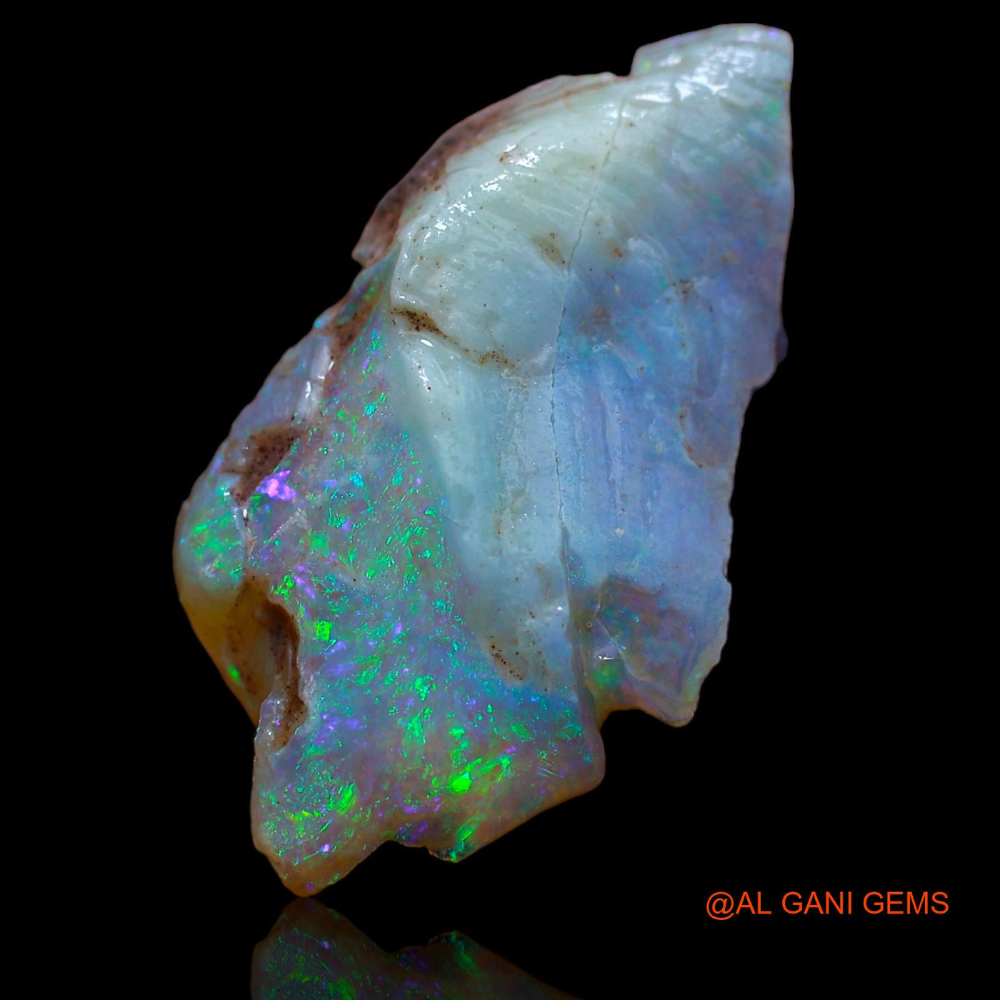 10.00 Cts Unheated Australian Fire Opal Loose Gemstone Fancy Rough Natural 27x15x6 mm RA-307