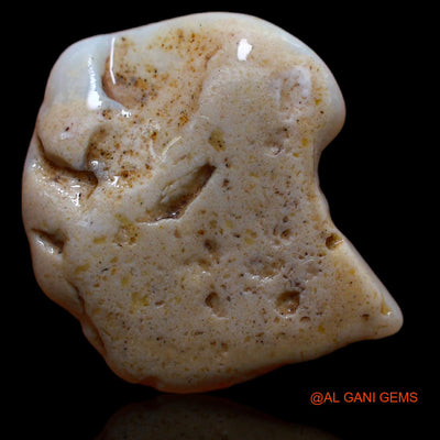 Natural Untreated Fire Opal Loose Gemstone Fancy Rough From Australia 5.00 Cts 17x16x4 mm RA-30