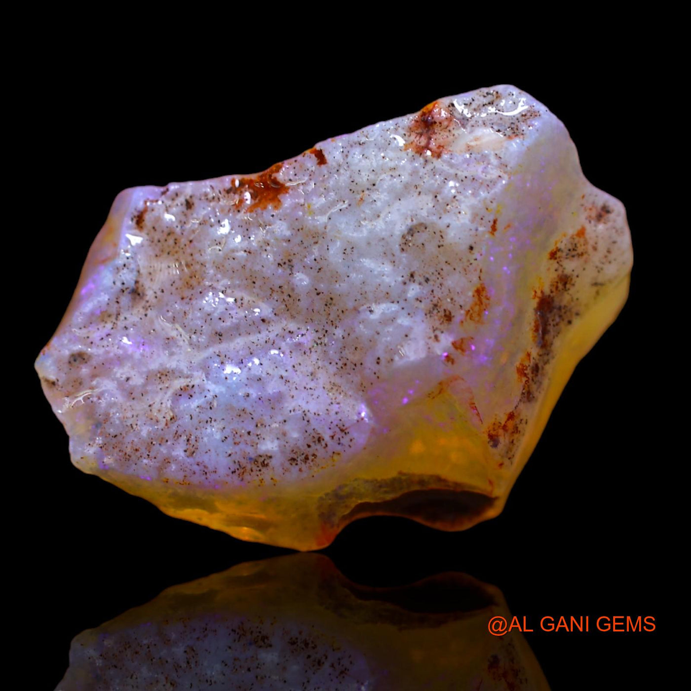 13.90 Cts Unheated Australian Fire Opal Loose Gemstone Fancy Rough Natural 23x15x8 mm RA-310
