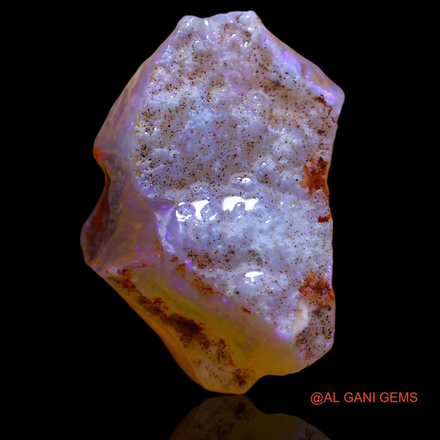 13.90 Cts Unheated Australian Fire Opal Loose Gemstone Fancy Rough Natural 23x15x8 mm RA-310